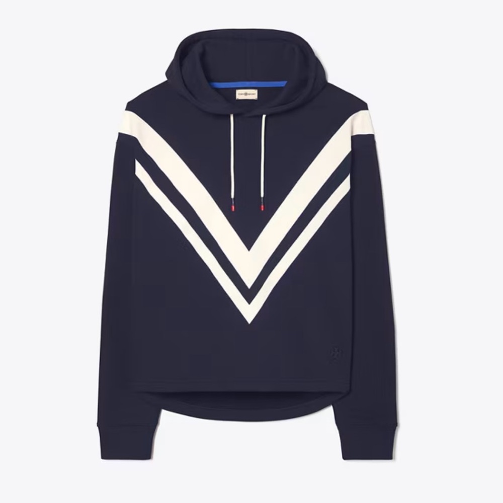 Tory Burch French Terry Women's Chevron Hoodie